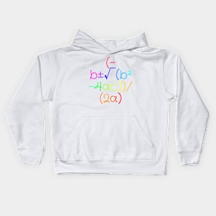 Quadratic Formula Kids Hoodie